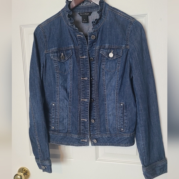 White House | Black Market Denim Jacket - Picture 2 of 8